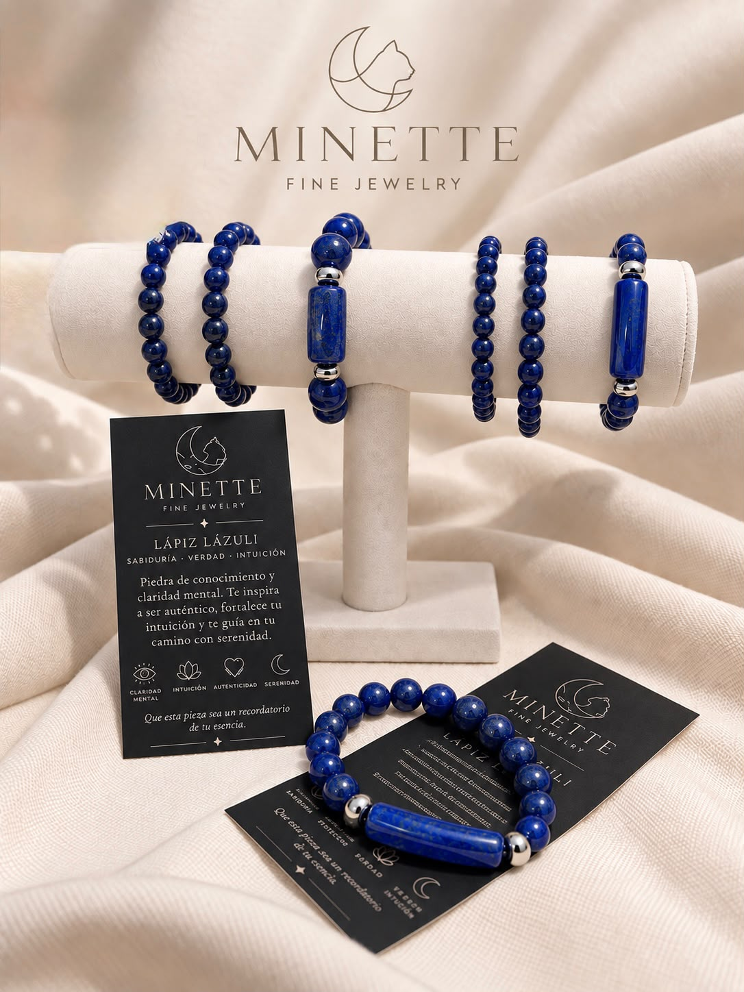 Pulsera de Lapislázuli – Minette Fine Jewelry