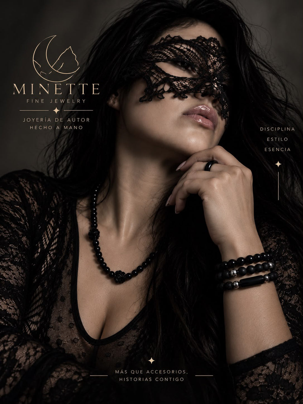 Pulsera de Obsidiana -Minette Fine Jewelry