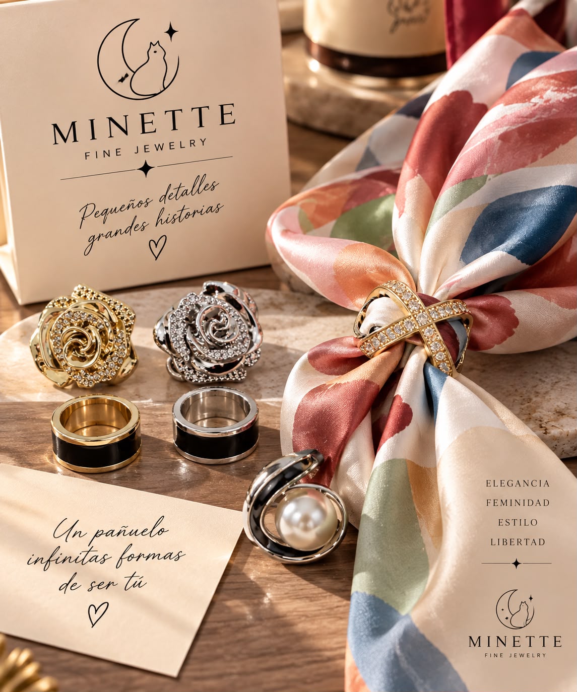 Pasapañuelo de Autor – Minette Fine Jewelry